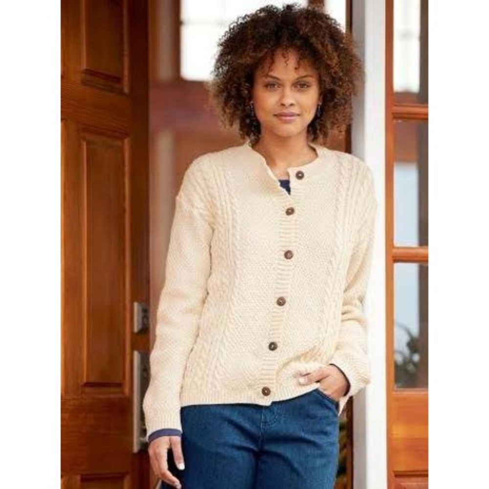 The Vermont Country Cable Knit Cardigan